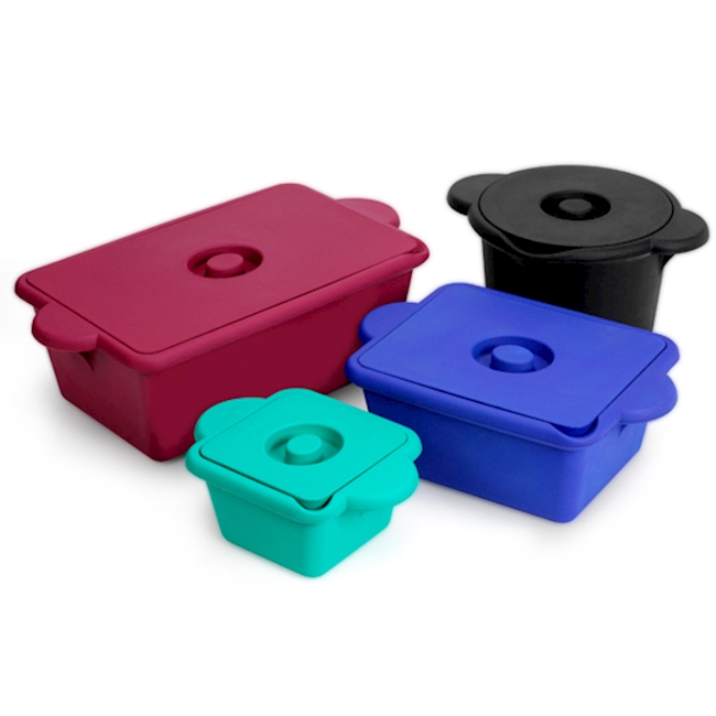 Ice Bucket 1 lt square emerald